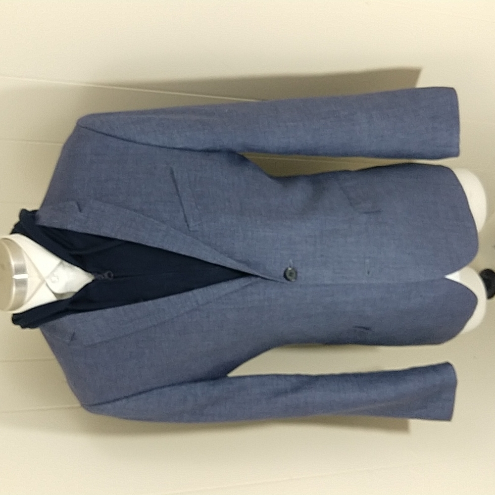 Blue Linen HM Slim Fit